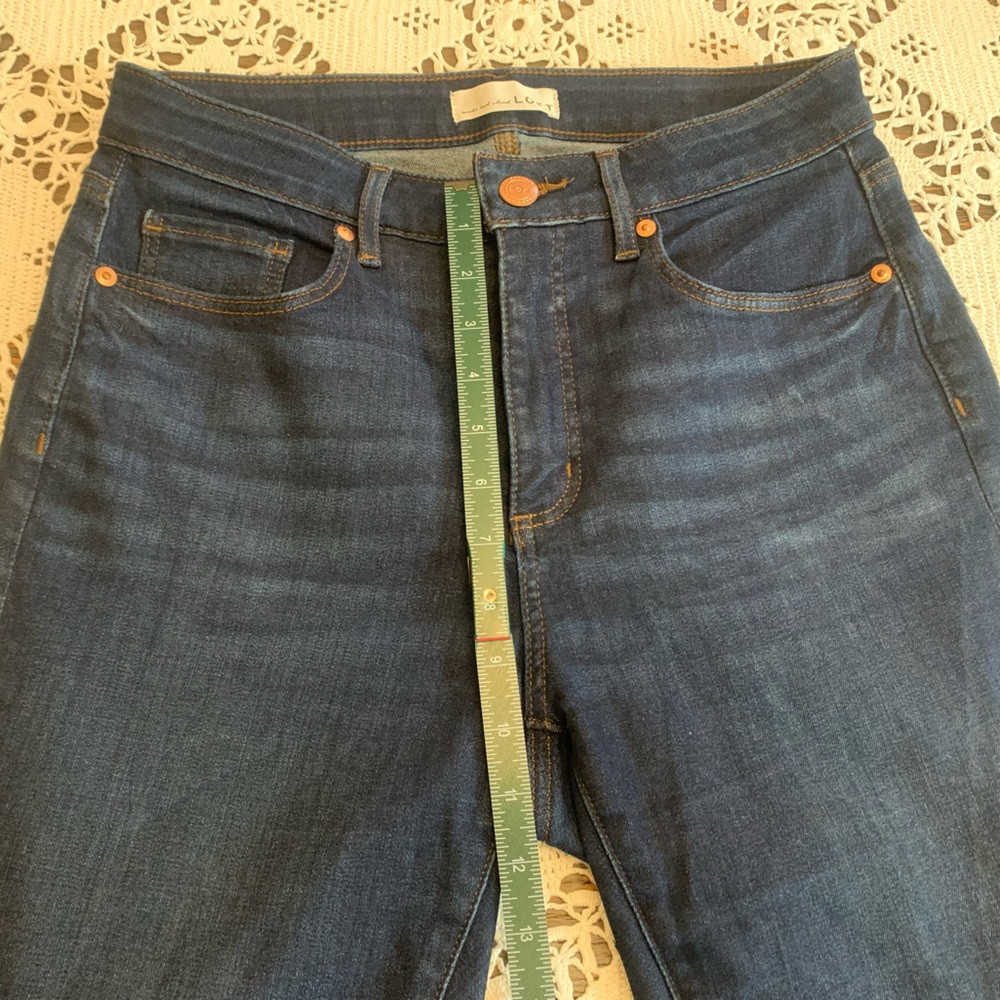 LOFT Curvy Skinny Crop Jeans - Size 29/8 - Picture 5 of 7